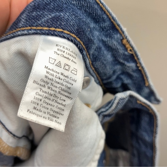 EVERLANE The Original Cheeky Straight Jean Medium Wash {3L15} - Picture 5 of 5